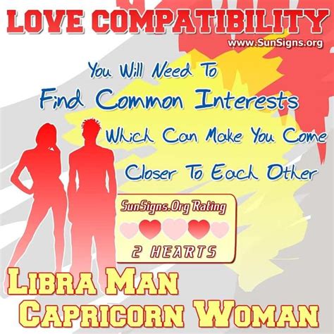 capricorn woman dating a libra man